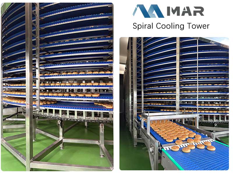imar baking machine spiral cooling tower