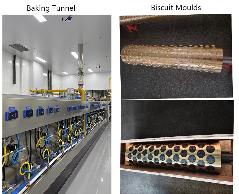 industrial biscuit baking machine